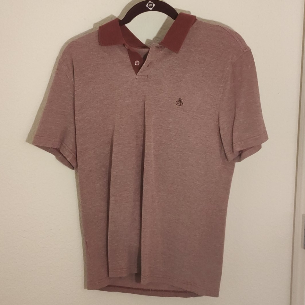 Original Penguin Heather SS Polo